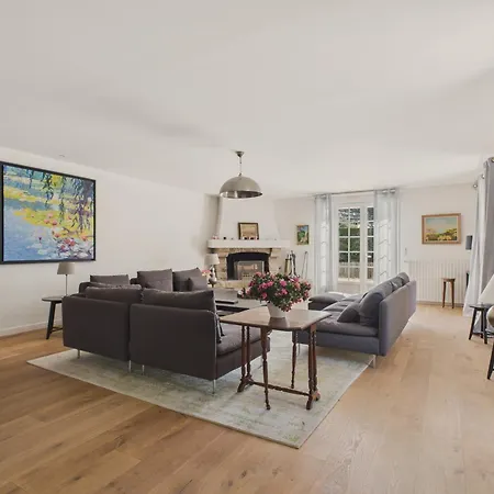 650m De La Mer-grande Maison Pour 10 Avec Piscine *