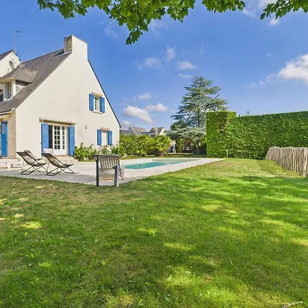 650m De La Mer-grande Maison Pour 10 Avec Piscine Semesterbostad Le Pouliguen